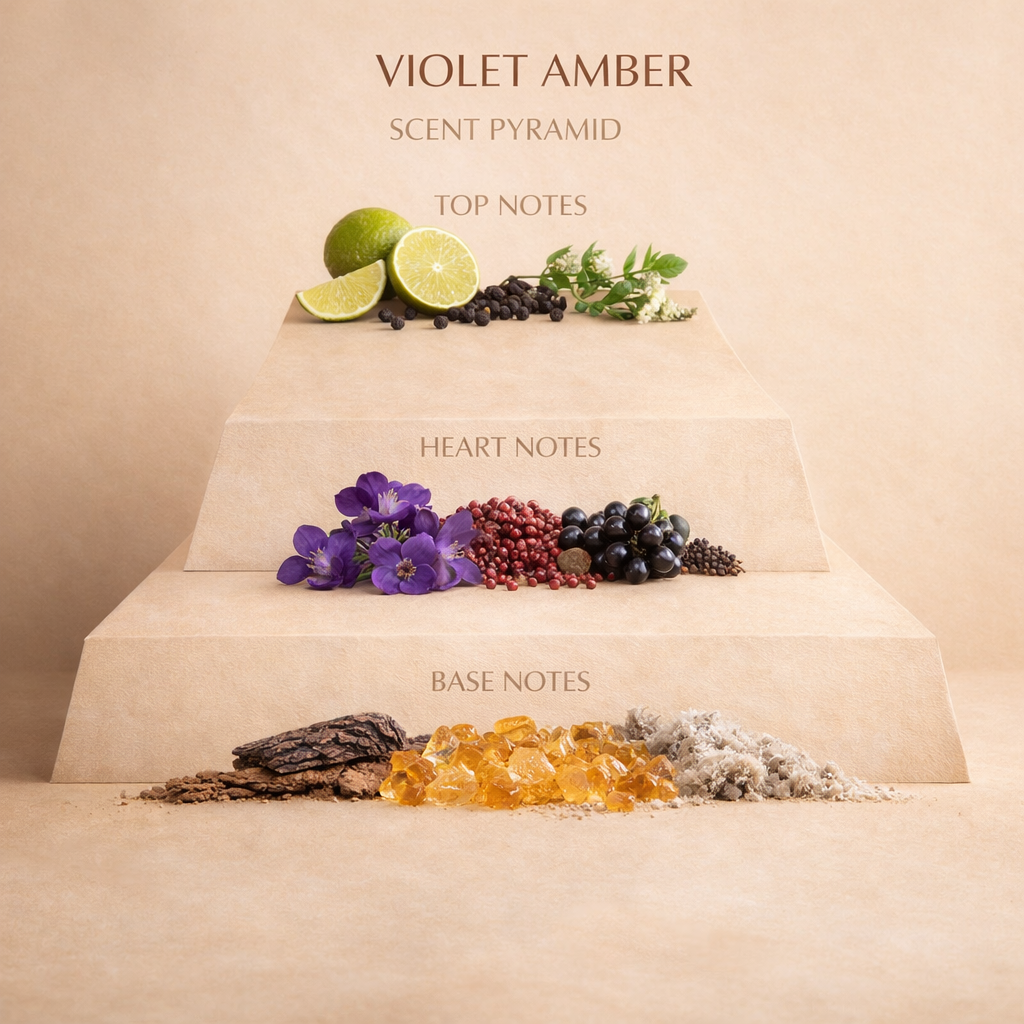 VIOLET AMBER – Tuxedo-Style Scent