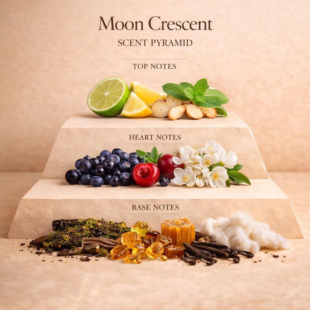 MOON CRESCENT – Blue Moon Ginger Dash-Style Scent