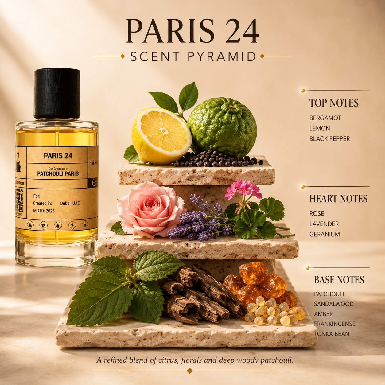 PARIS 24 Similar Scent Notes to PATCHOULI PARIS by Guerlain