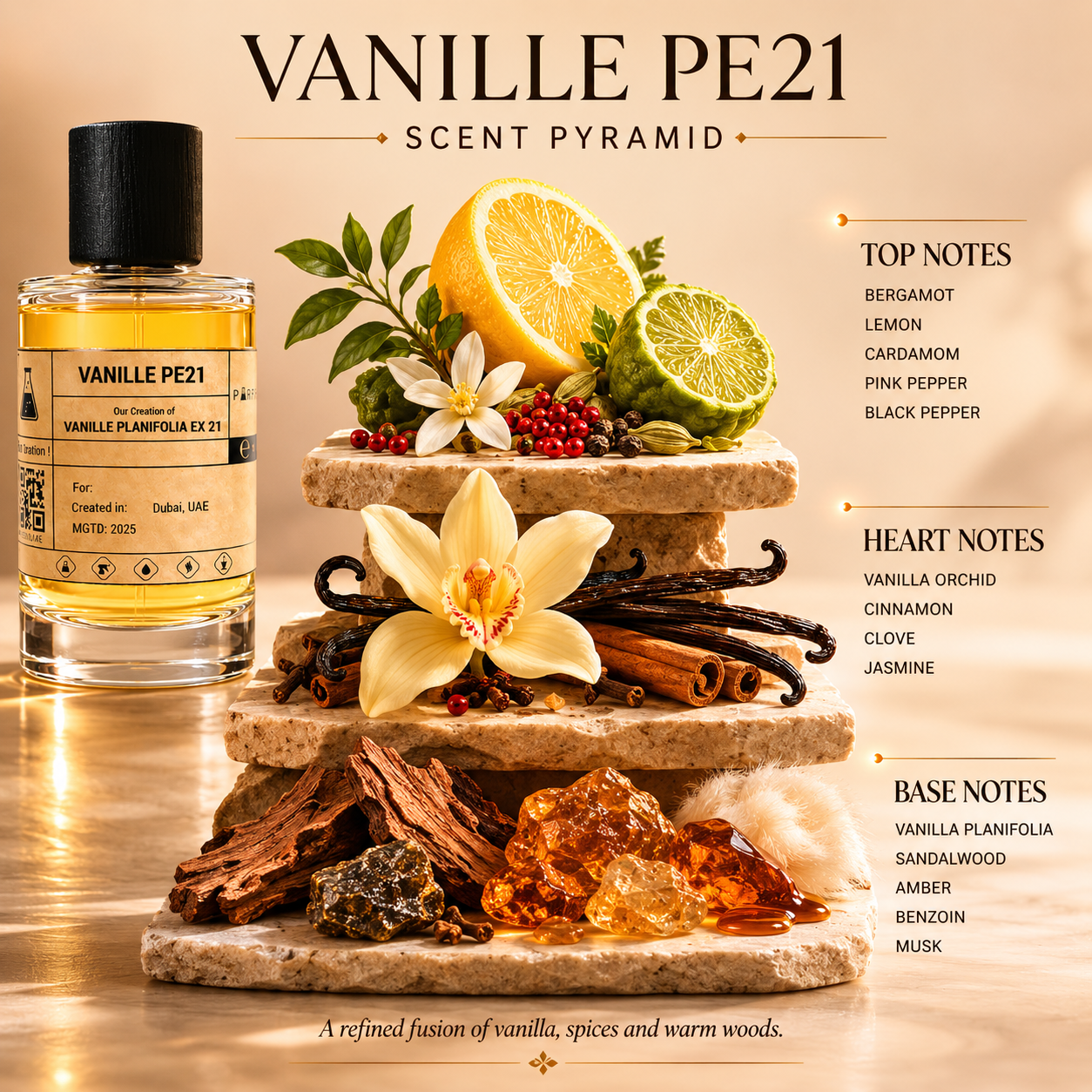 VANILLE PE21 similar scent notes Vanille Planifolia Extrait 21 by Guerlain
