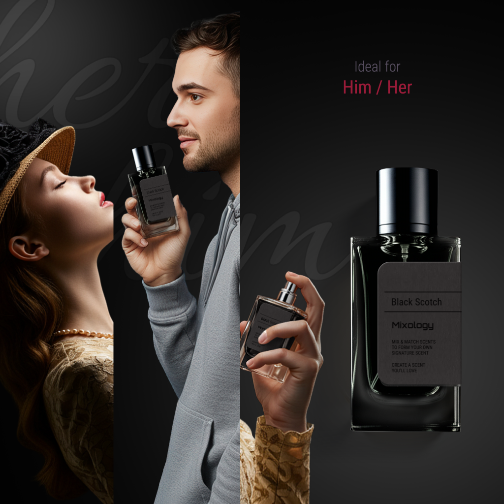 BLACK SCOTCH Mixology no.5 - A daring fusion of Black Afgano + Black Opium - Dubai Parfem Shop EU | MSTV j.d.o.o.