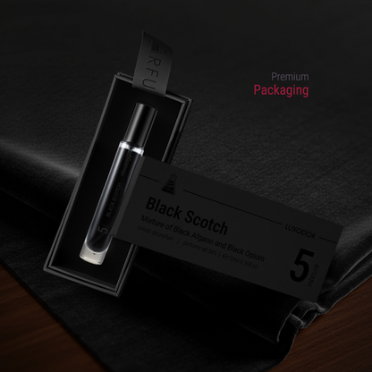 BLACK SCOTCH Mixology no.5 - A daring fusion of Black Afgano + Black Opium - Dubai Parfem Shop EU | MSTV j.d.o.o.