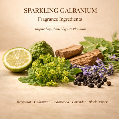 SPARKLING GALBANIUM – Egoiste Platinum-Style Scent