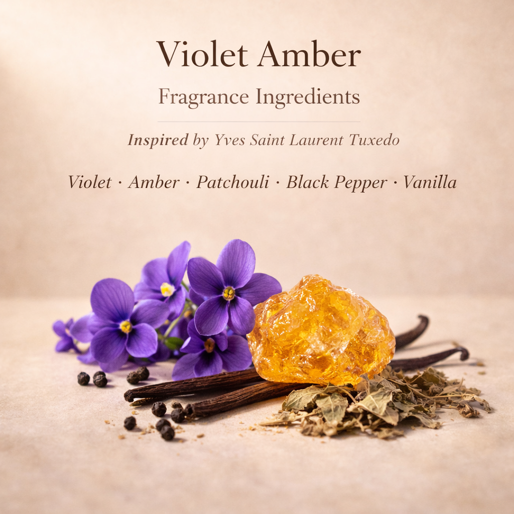 VIOLET AMBER – Tuxedo-Style Scent