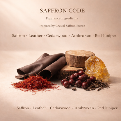 SAFFRON CODE – Crystal Saffron Extrait 2025-Style Scent