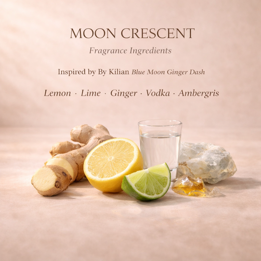 MOON CRESCENT – Blue Moon Ginger Dash-Style Scent
