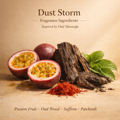 DUST STORM – Oud Maracuja-Style Scent