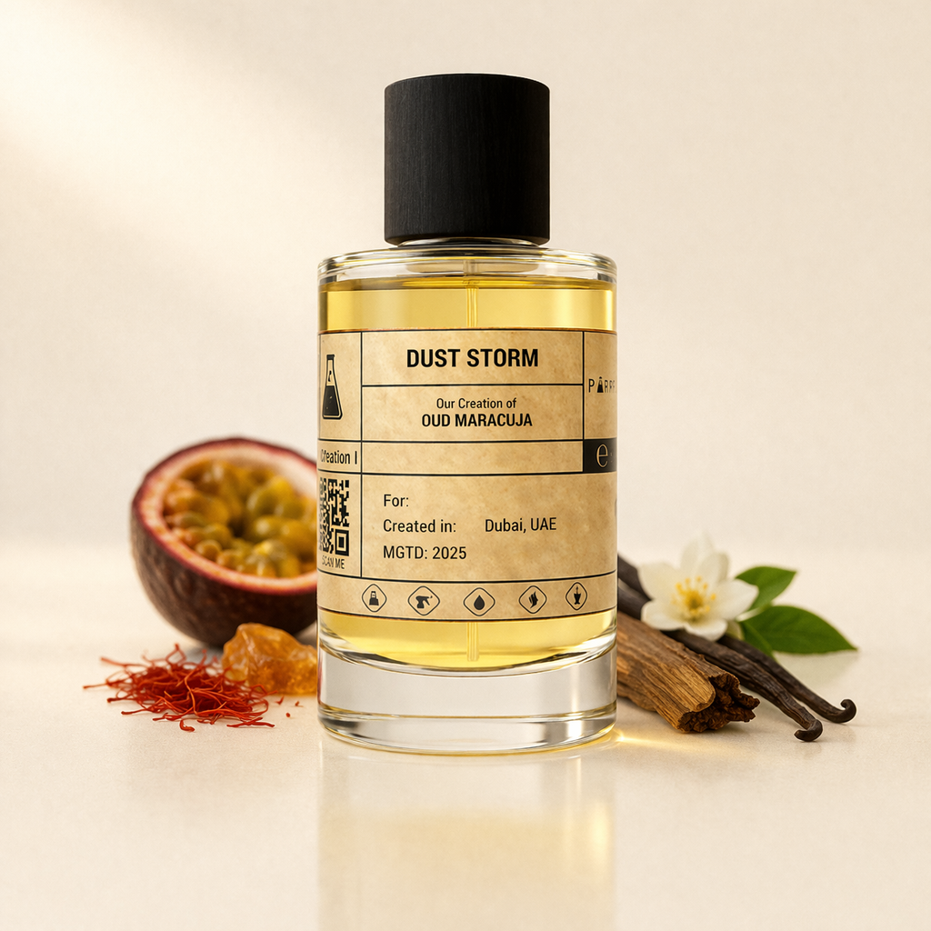 DUST STORM – Oud Maracuja-Style Scent