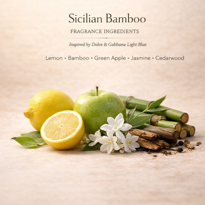 SICILIAN BAMBOO – Light Blue-Style Scent
