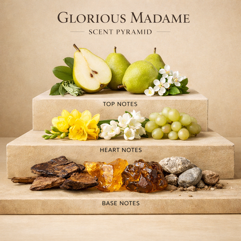 GLORIOUS MADAME – English Pear and Freesia-Style Scent