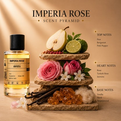 IMPERIA ROSE similar scent notes IMPADIA by BDK