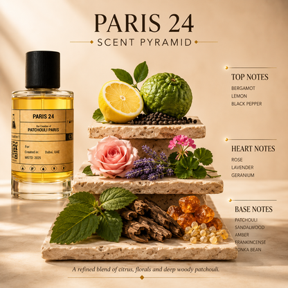 PARIS 24 Similar Scent Notes to PATCHOULI PARIS by Guerlain