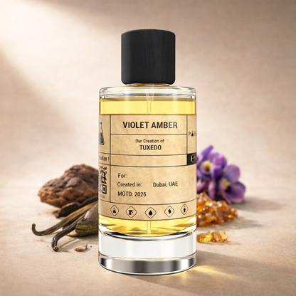 VIOLET AMBER – Tuxedo-Style Scent