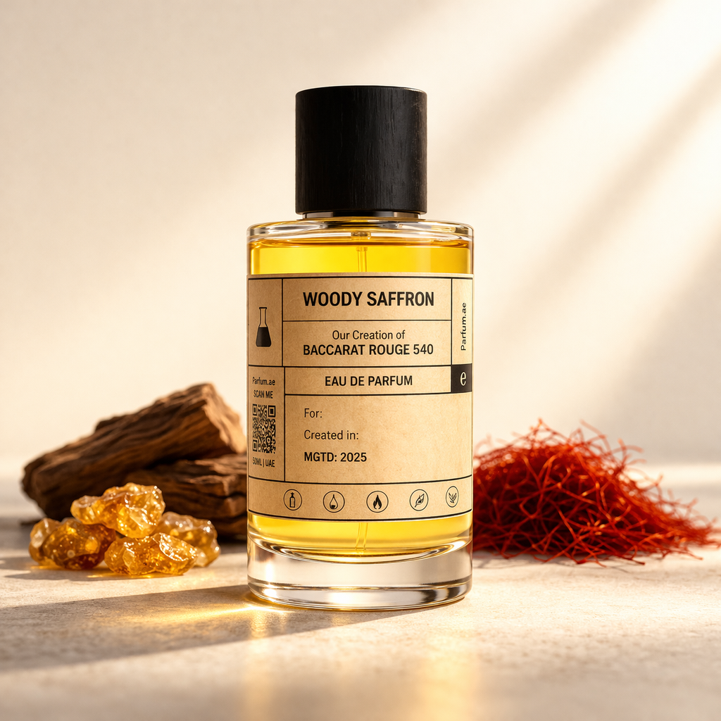 WOODY SAFFRON – Baccarat Rouge 540-Style Scent